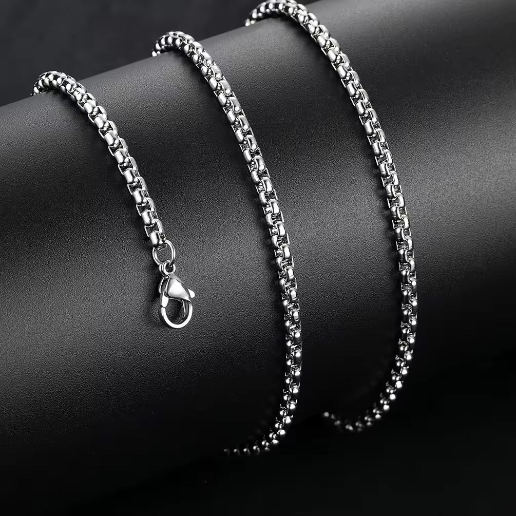 Basket Keel Silver Color Necklace
