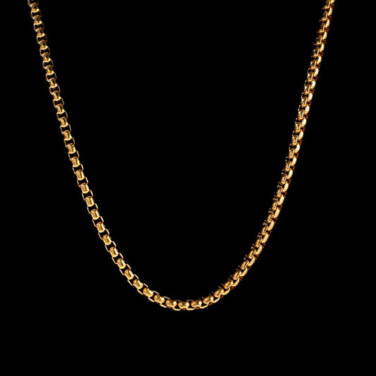 Basket Keel Gold Color Necklace