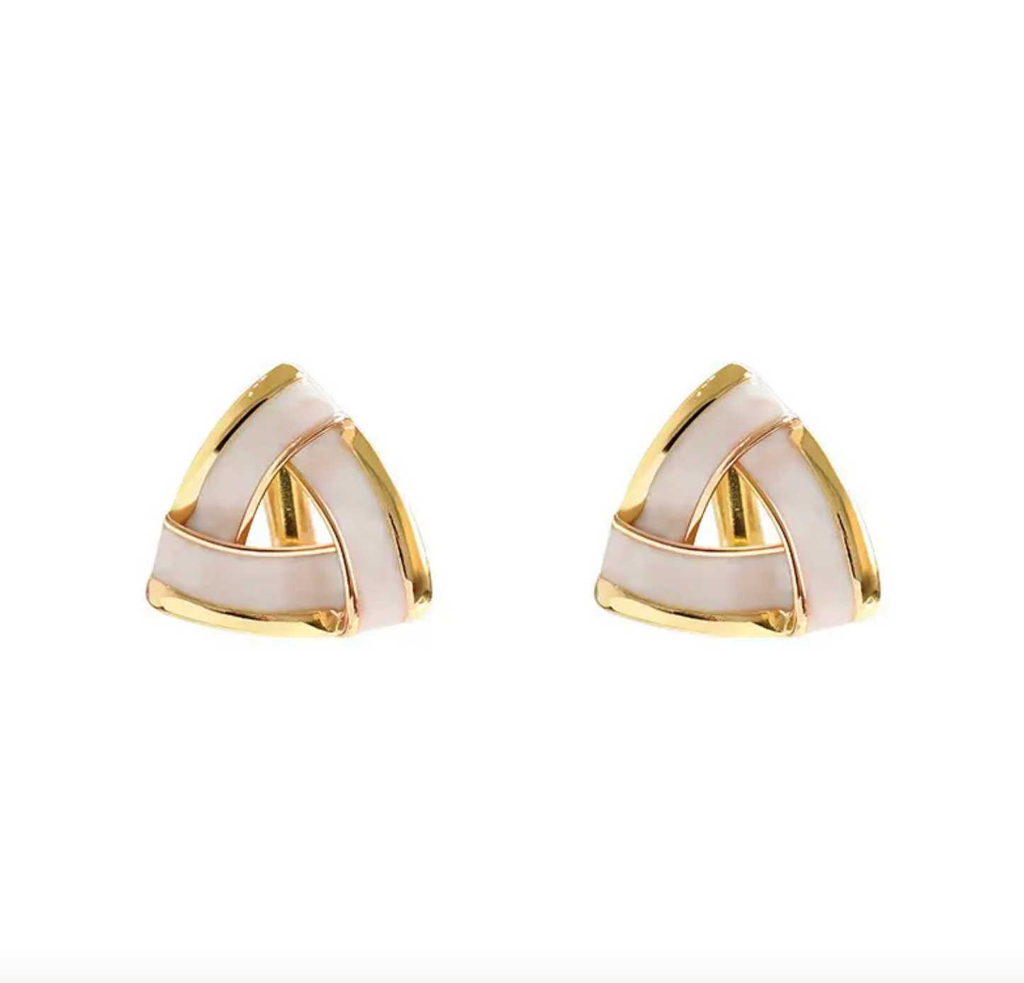 Triangle Drip Stud Earrings
