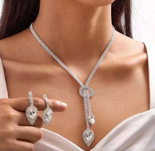 Rhinestone Jewelry Set
