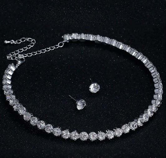 Zyronin Diamond Studded Set