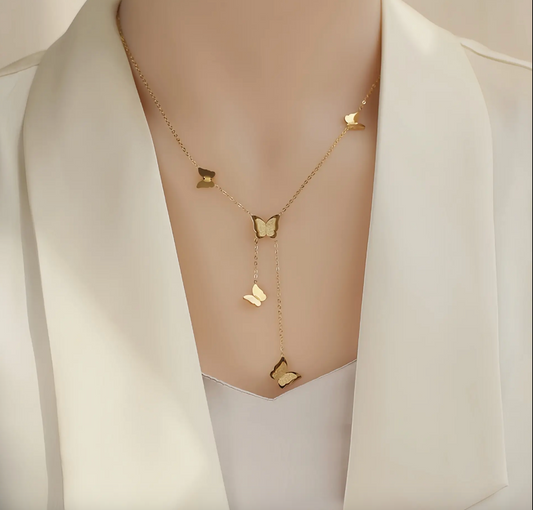Butterfly Clavicle Necklace