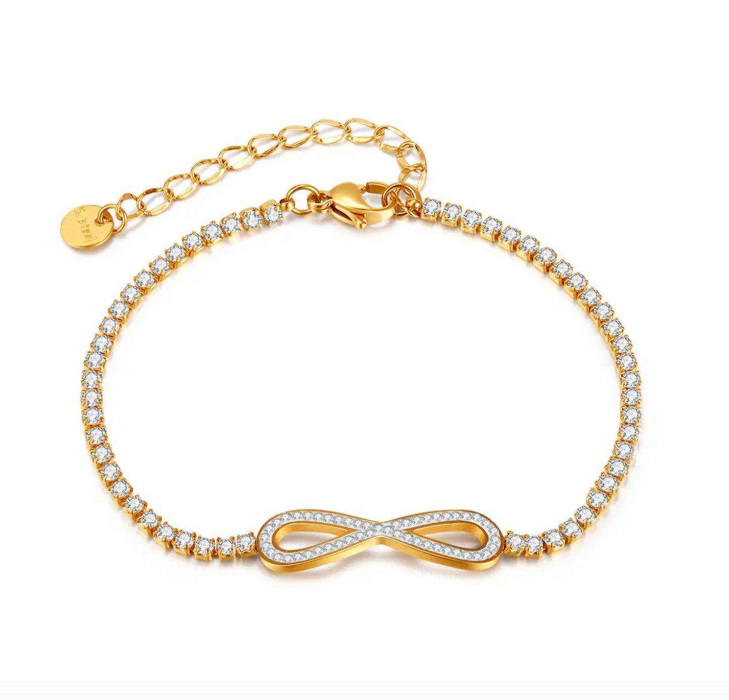 Infinity Gold Plated Bracelet