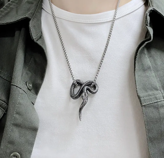 Snake Choker Pendant