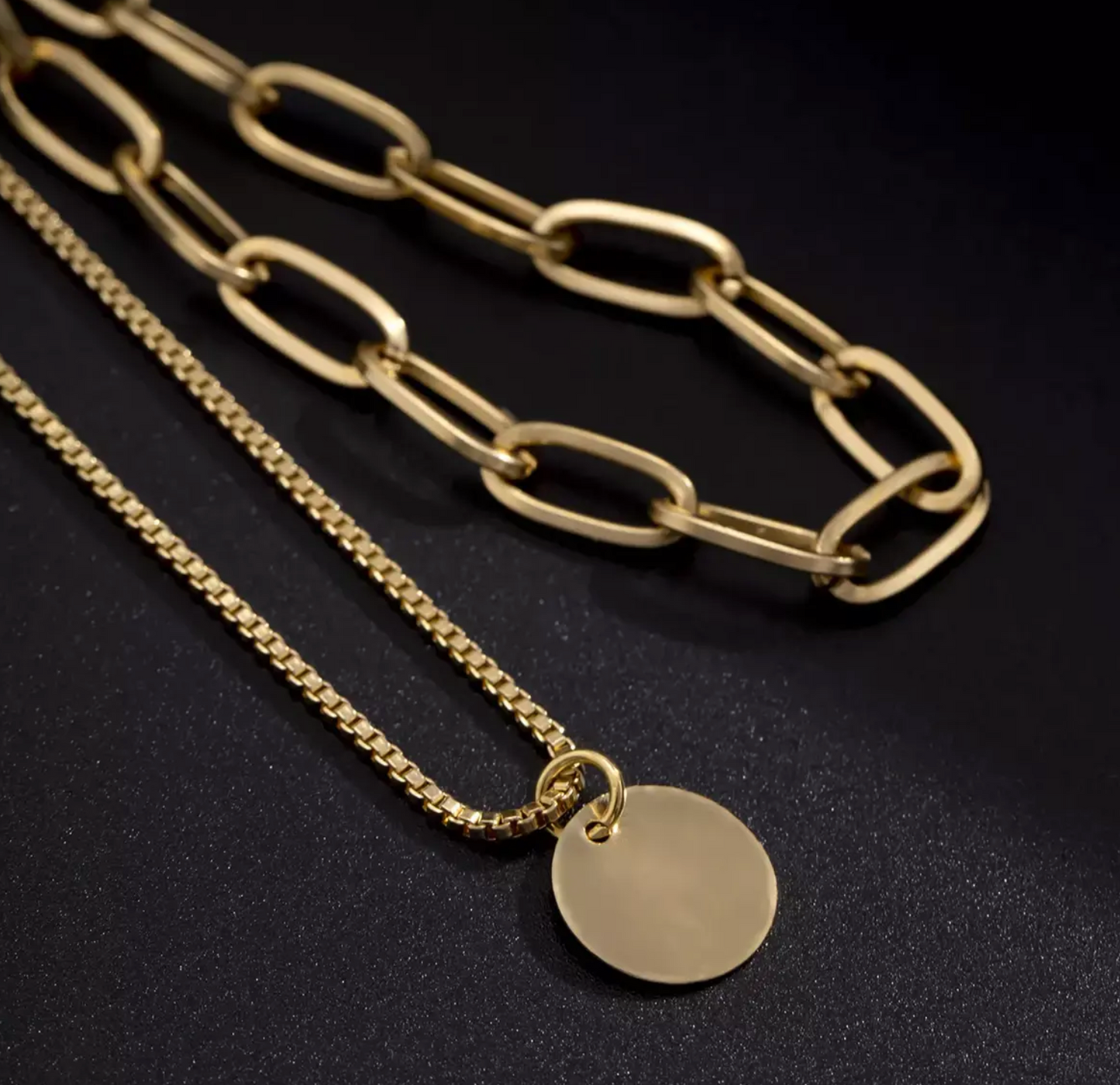 Gold Plated Choker Coin Necklace