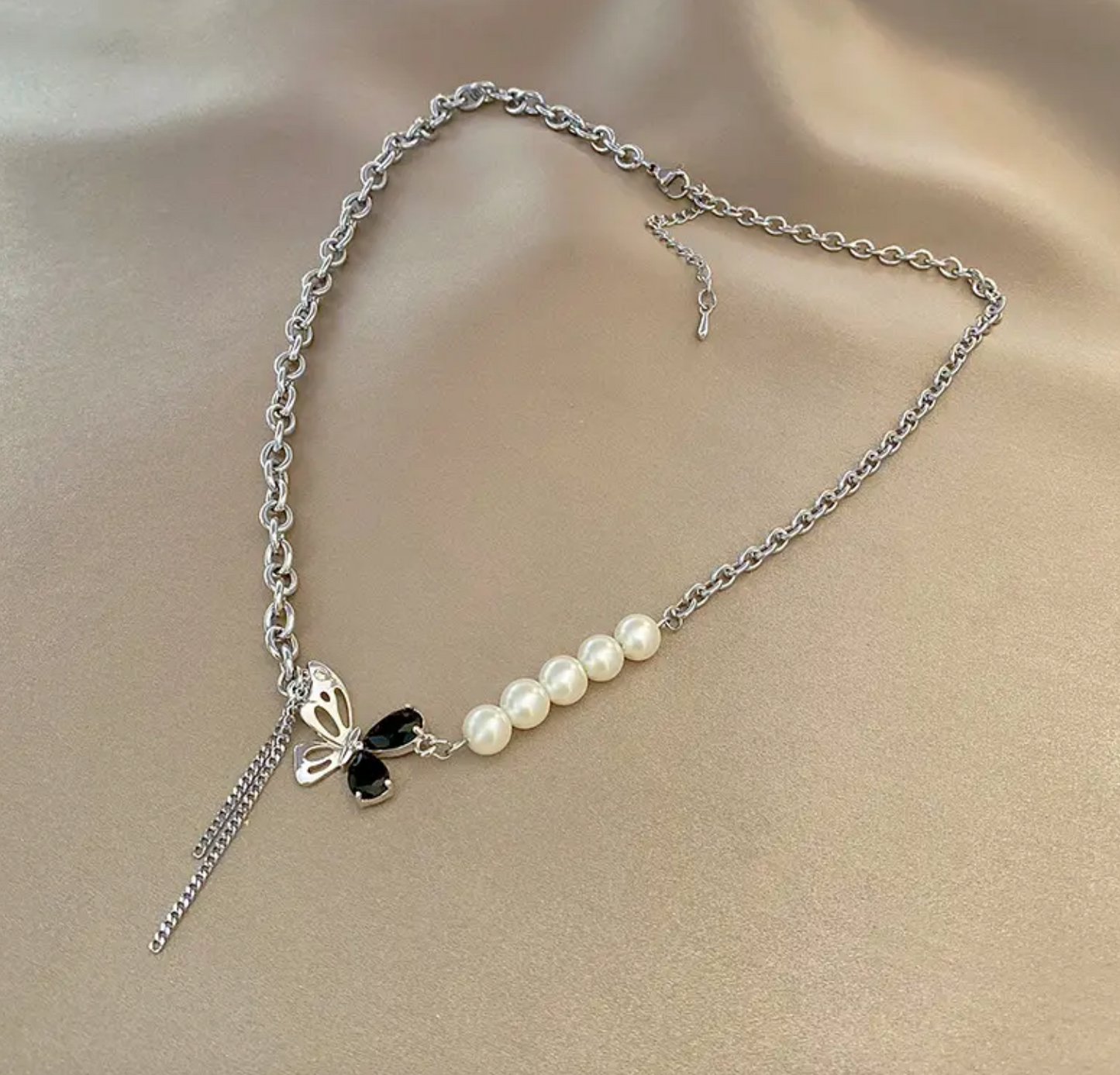 Butterfly Titanium Necklace