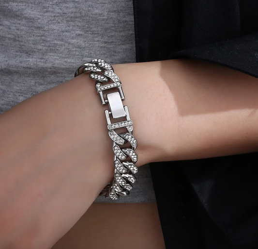 Cuban Diamand Tennis Bracelet