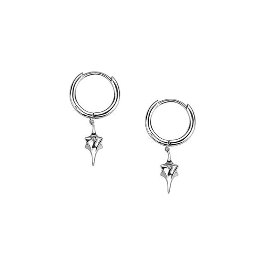 Starlight Pendant Hoop Earring