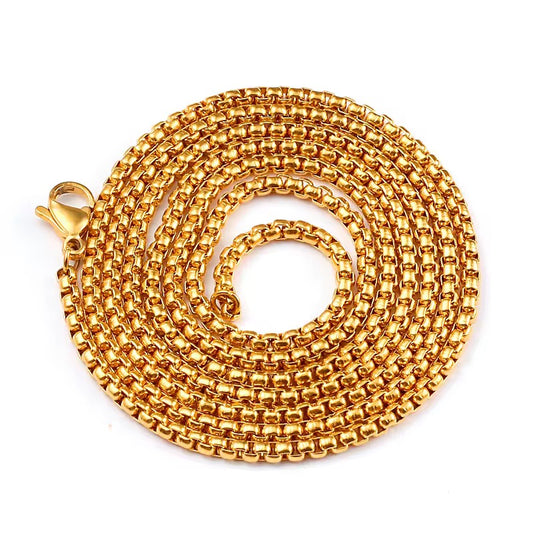 Basket Keel Gold Color Necklace
