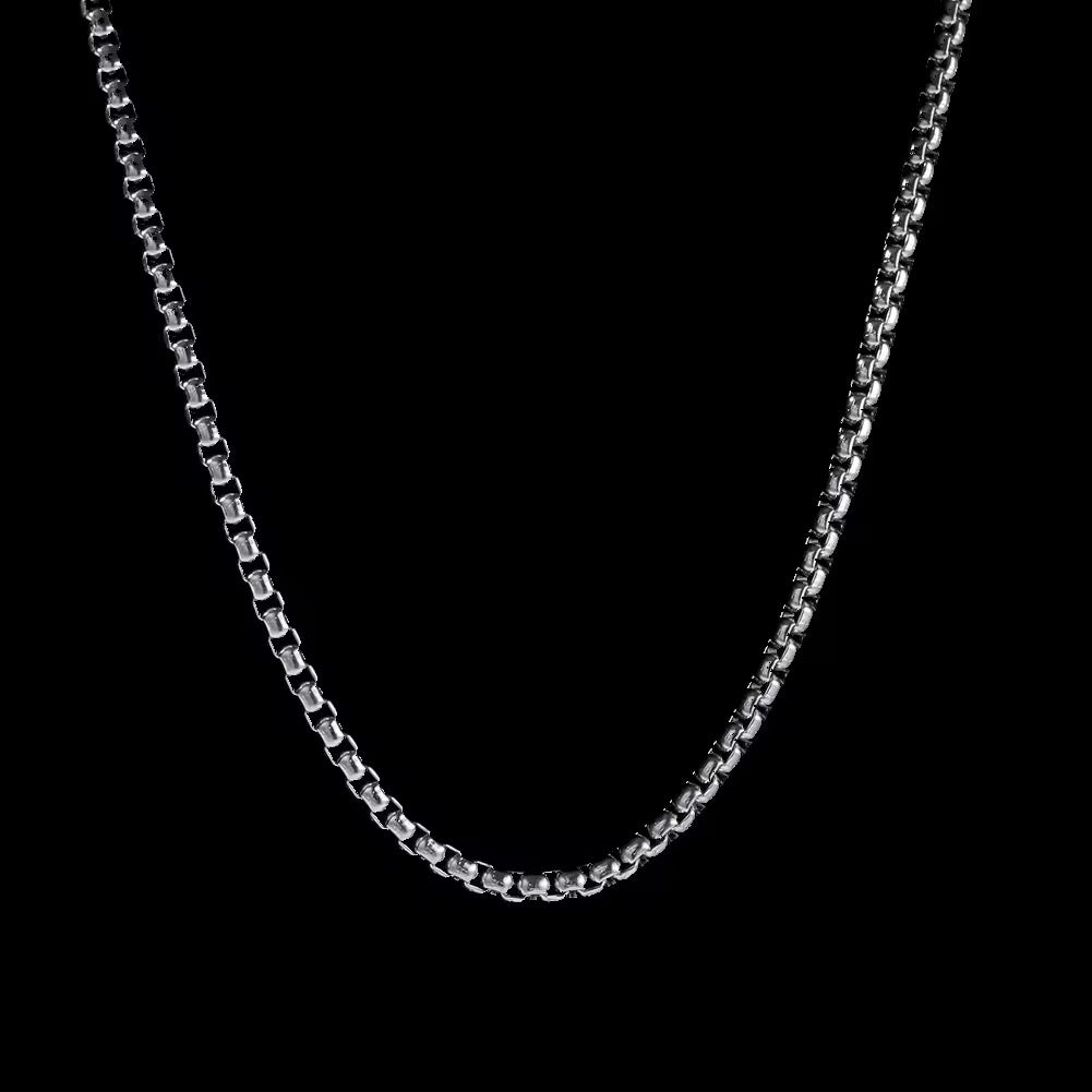 Basket Keel Silver Color Necklace