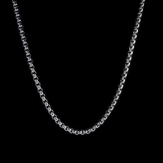 Basket Keel Silver Color Necklace