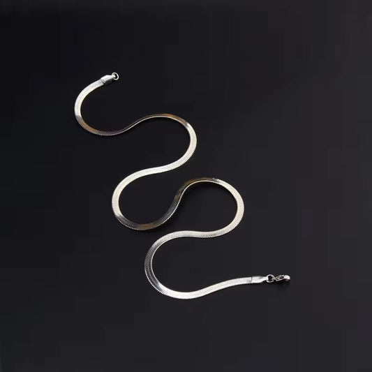 Choker Clavicle Silver Color Necklace