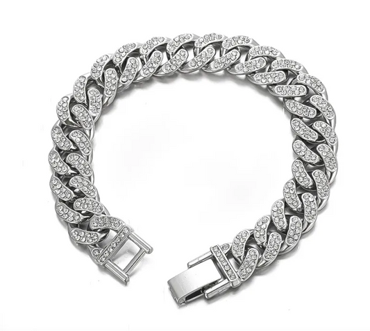 Cuban Diamand Tennis Bracelet