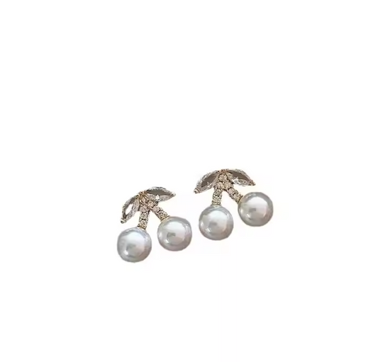 Pearl Cherry Earrings