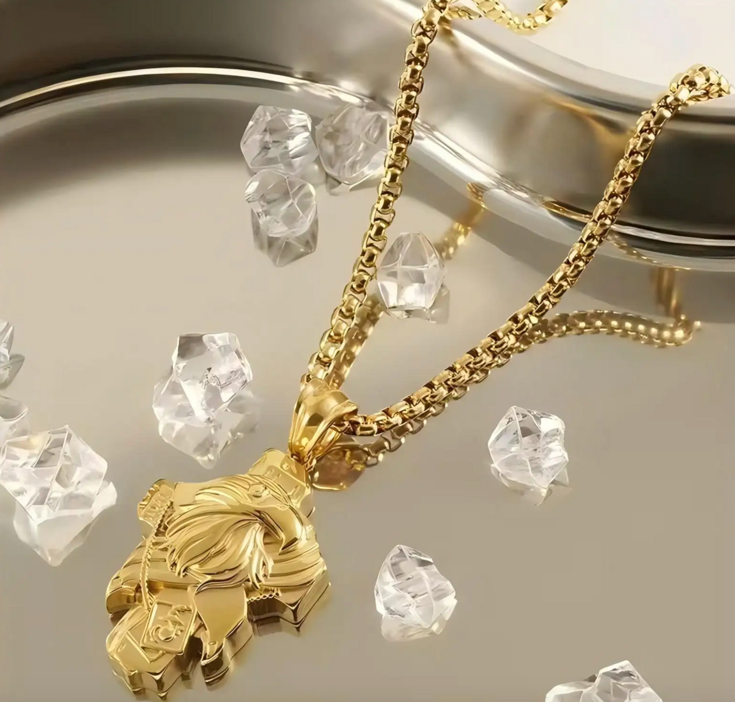 Desert Eagle Pendant Necklace