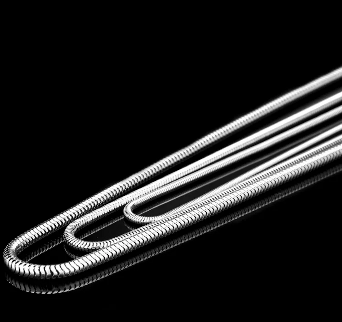 Snake Necklace Silver Color