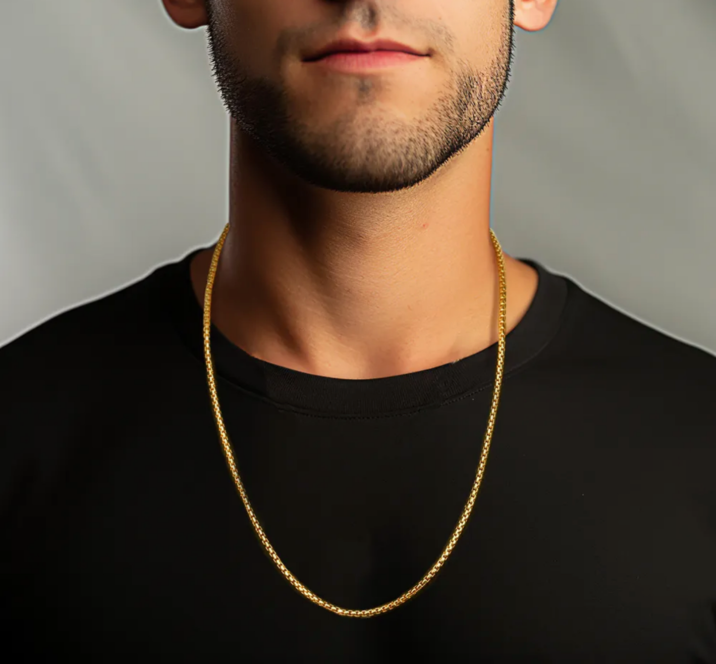 Basket Keel Gold Color Necklace